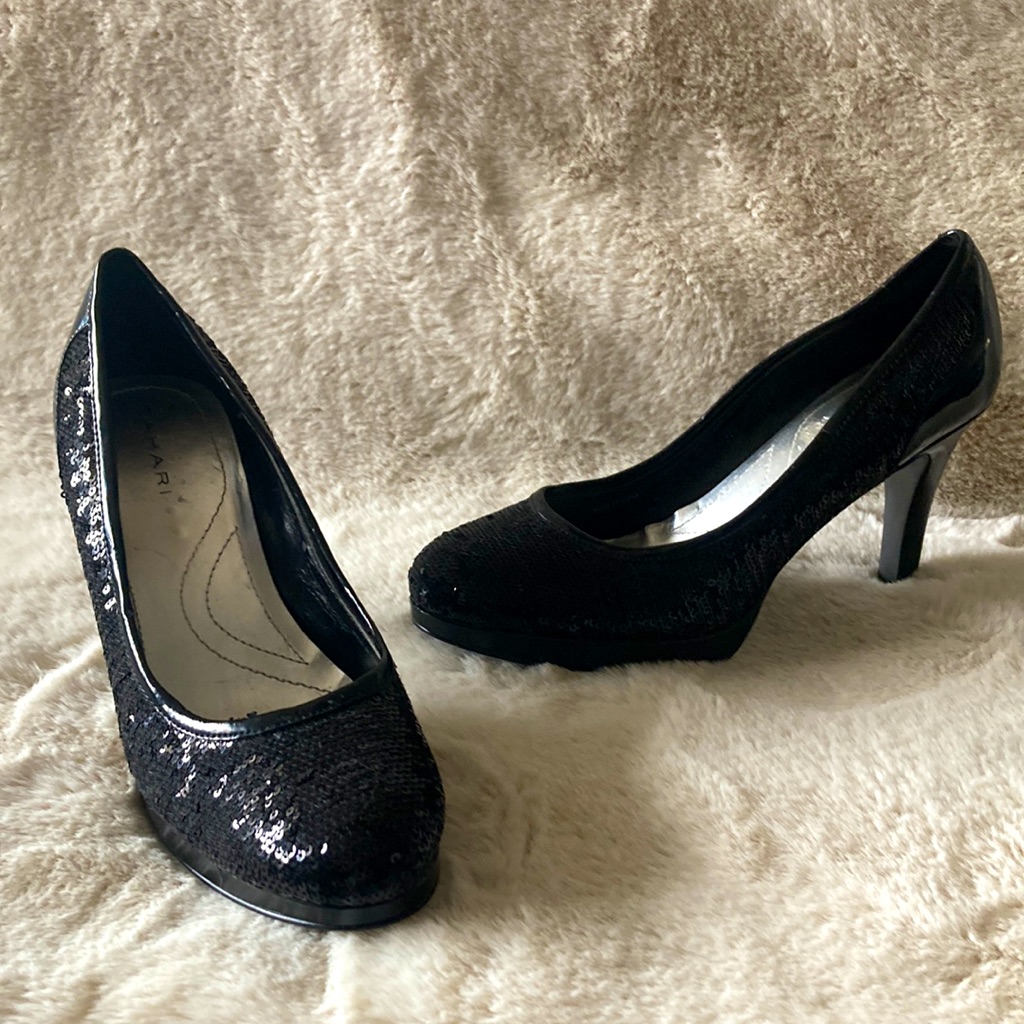 Sequin Pumps